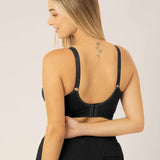 Sublime® Hands-Free Pumping & Nursing Bra | Black | Milk & Baby