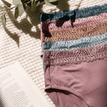 High-Waisted Postpartum Underwear Pack | Dusty Hues | Milk & Baby