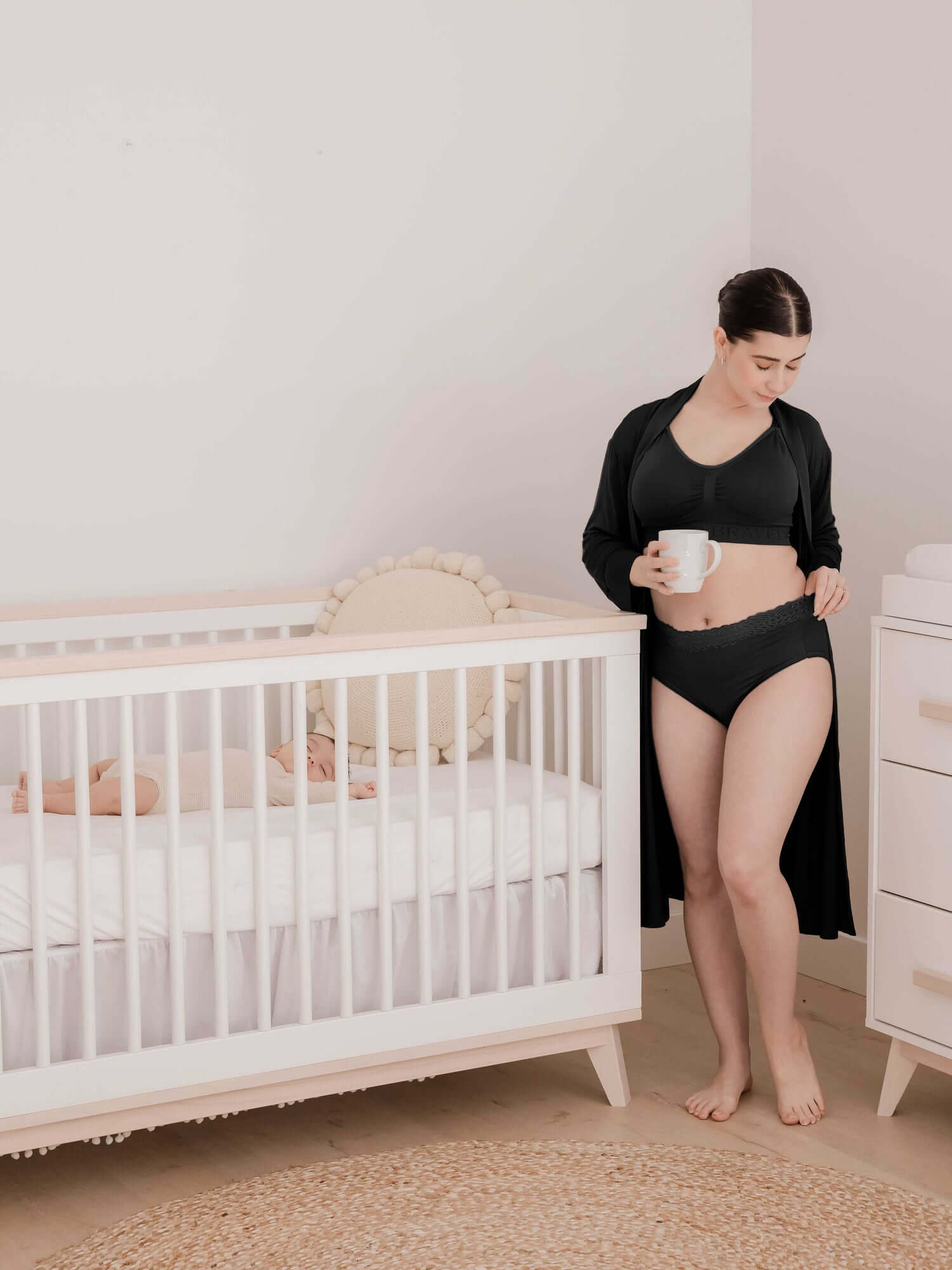 High-Waisted Postpartum Underwear Pack | Assorted Neutrals | Milk & Baby