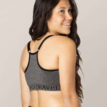 Sublime® Nursing Sports Bra | Heather Grey | Milk & Baby
