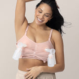 Sublime® Hands-Free Pumping & Nursing Bra | Pink Heather