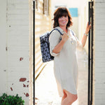 Kelly Breast Pump Backpack (B&W) Milk & Baby