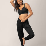 Signature Sublime® Contour Hands-Free Pumping & Nursing Bra | Black | Milk & Baby