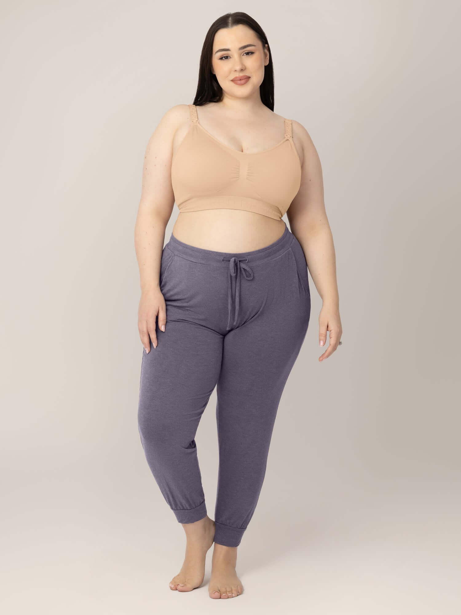 Everyday Lounge Jogger | Heathered Granite | Milk & Baby