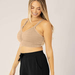 Sublime® Hands-Free Pumping & Nursing Bra | Beige | Milk & Baby