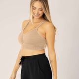 Sublime® Hands-Free Pumping & Nursing Bra | Beige | Milk & Baby