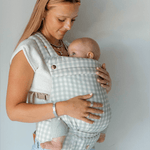 Monroe x Coco Gingham | Cotton Baby Carrier (7-35 lbs) | Milk & Baby
