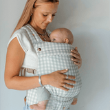 Monroe x Coco Gingham | Cotton Baby Carrier (7-35 lbs) | Milk & Baby
