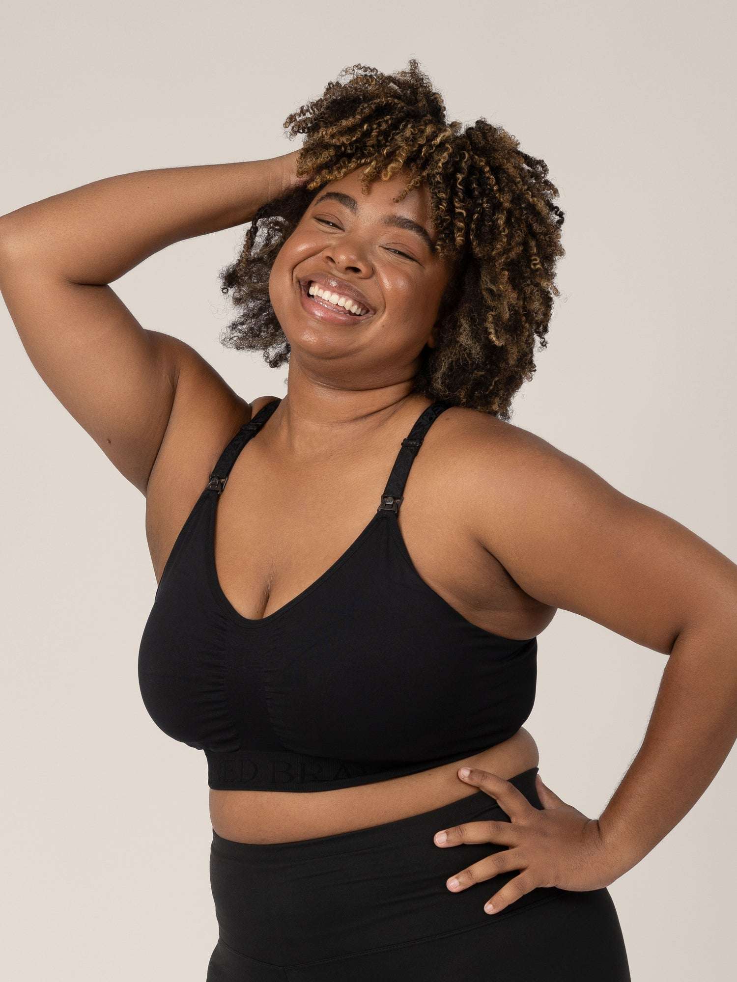 Sublime® Nursing Sports Bra | Black | Milk & Baby