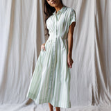 Pleated Shirtdress | Milk & Baby