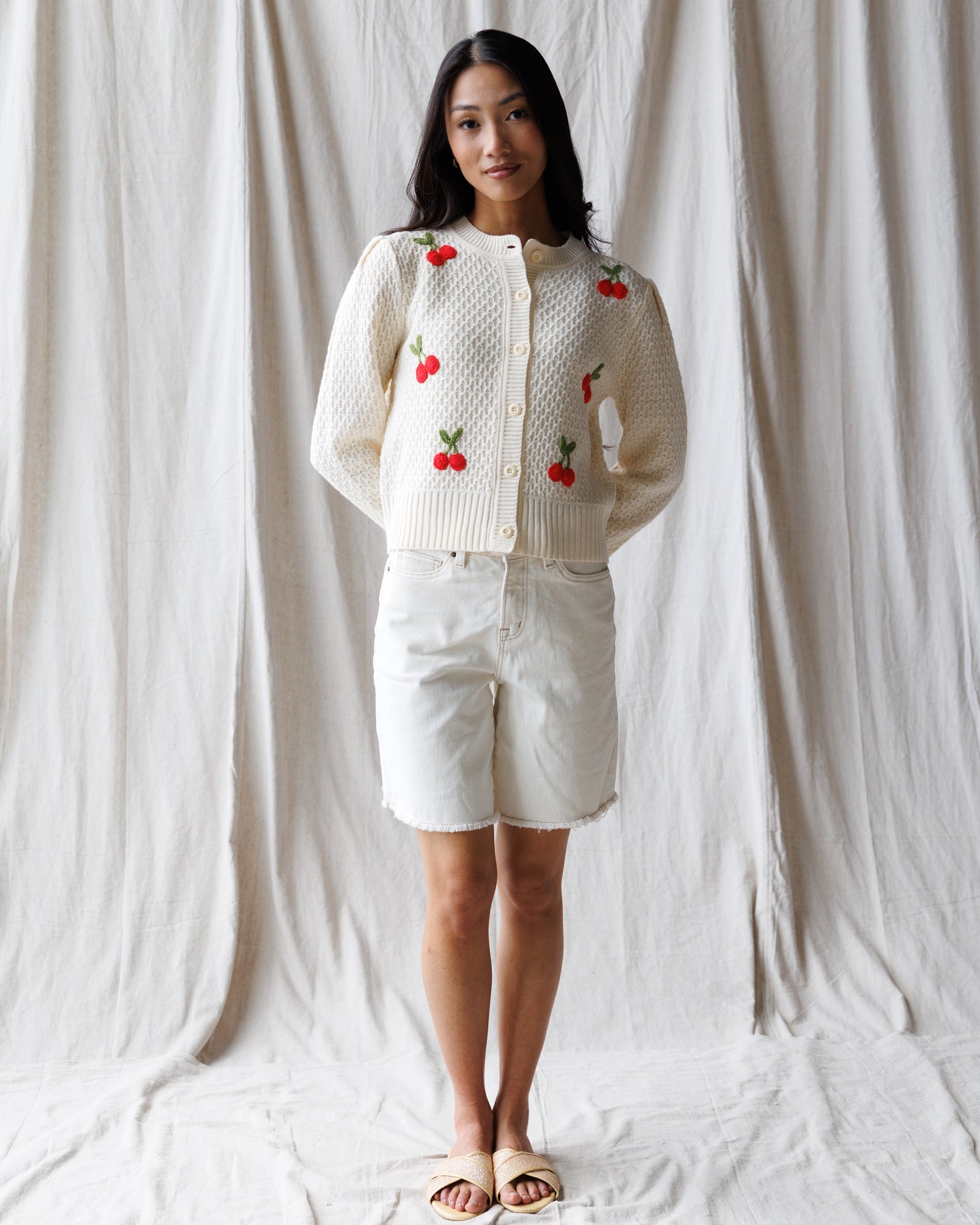 Cherry Sweet Sweater | Milk & Baby