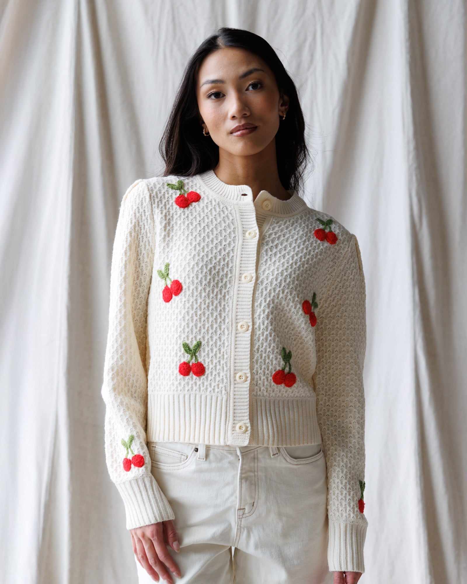Cherry Sweet Sweater | Milk & Baby