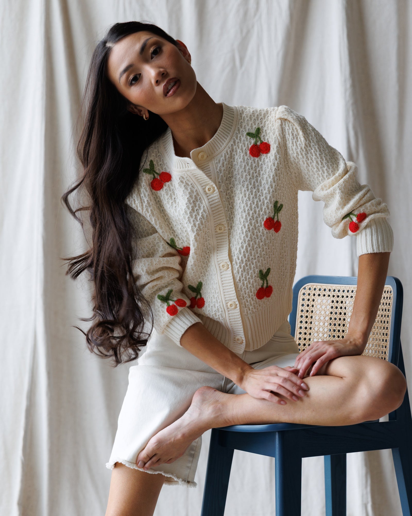 Cherry Sweet Sweater | Milk & Baby