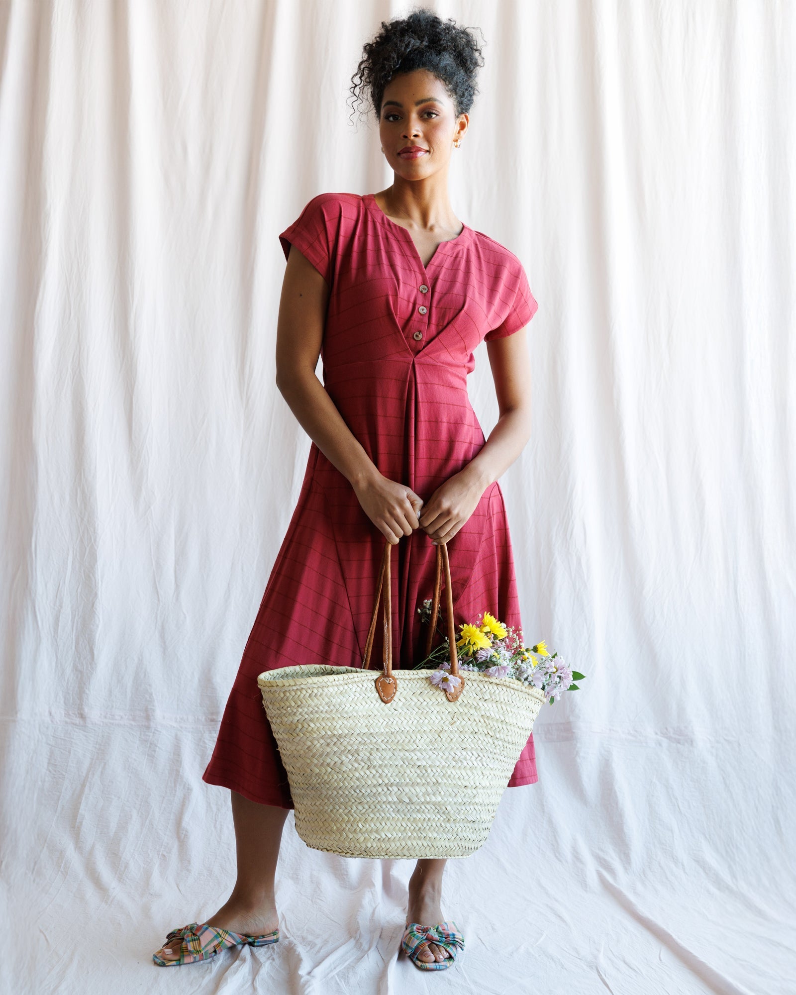 Inverted Pleat Dress | Milk & Baby