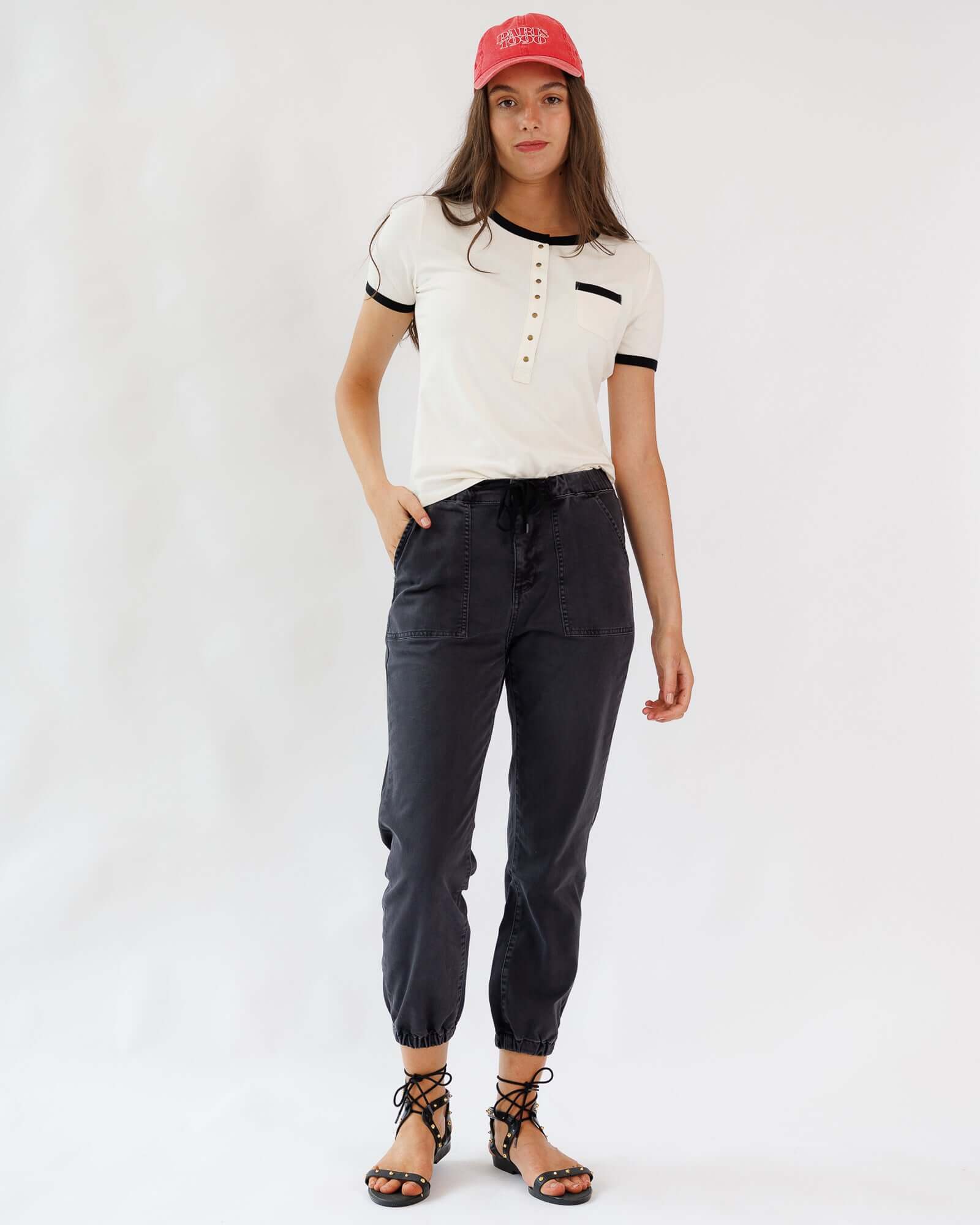 Ringer Henley | Milk & Baby