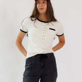 Ringer Henley | Milk & Baby