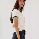 Ringer Henley | Milk & Baby