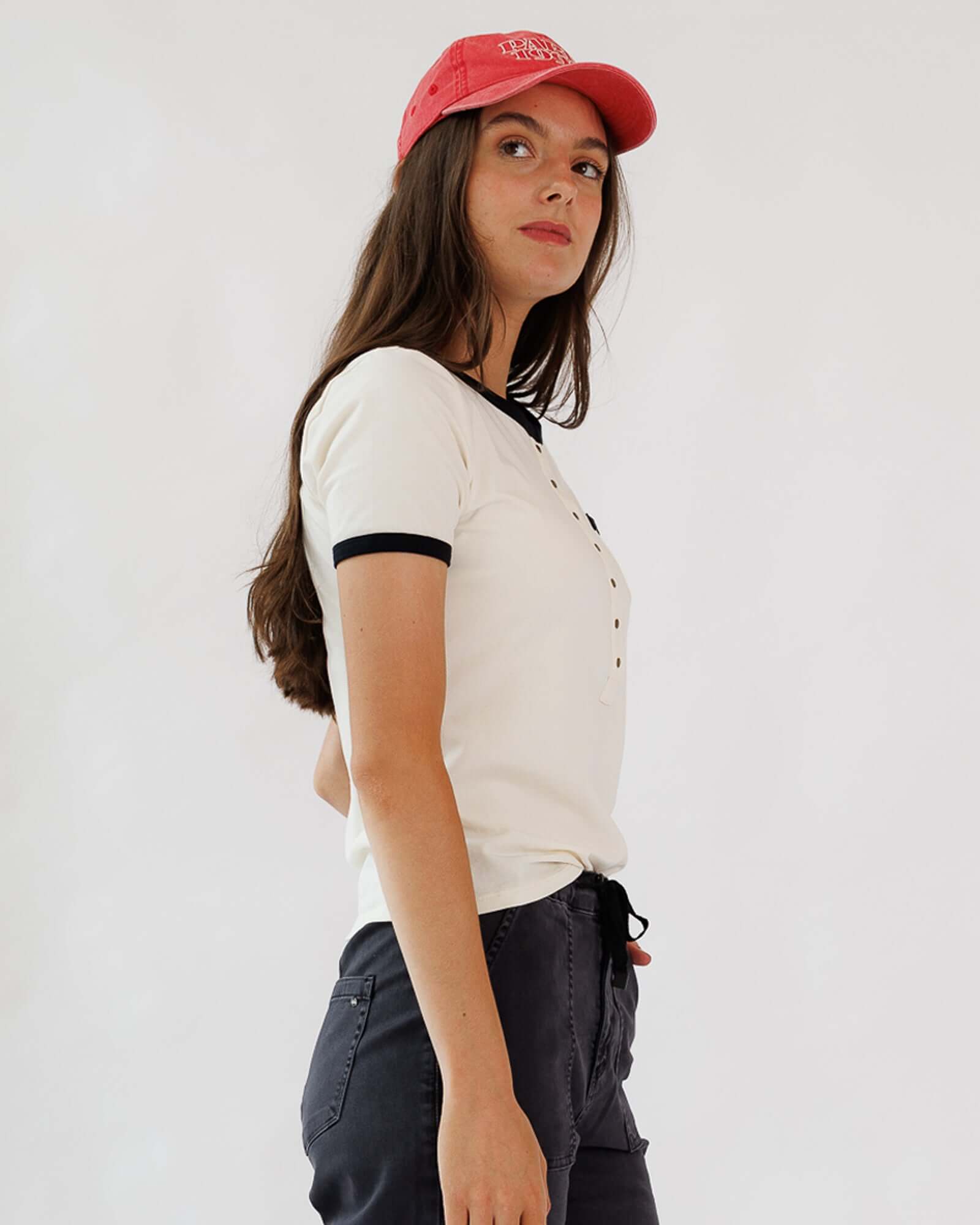 Ringer Henley | Milk & Baby