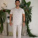 Gingersnap | Men's Short Sleeve Pajamas