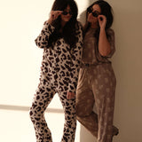 Moo! | Women's Bamboo Button Up Lounge Set