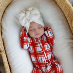 PLAID PINES | ZIP ROMPER | Milk & Baby