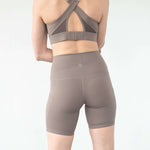 Reveal Ultra High-Rise Postpartum Compression Biker Short 7'' (NOMAD) | Milk & Baby