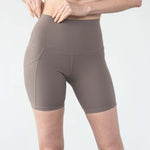 Reveal Ultra High-Rise Postpartum Compression Biker Short 7'' (NOMAD) | Milk & Baby