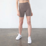 Reveal Ultra High-Rise Postpartum Compression Biker Short 7'' (NOMAD) | Milk & Baby