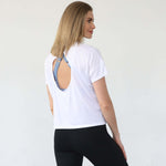 Abigail Short Sleeve Nursing T-Shirt | Blanc | Milk & Baby