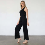 Juliette Nursing Friendly Jumpsuit | Noir | Milk & Baby