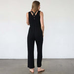 Juliette Nursing Friendly Jumpsuit | Noir | Milk & Baby
