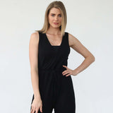 Juliette Nursing Friendly Jumpsuit | Noir | Milk & Baby