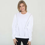 Ivy Mesh Long Sleeve Nursing Top (Blanc) | Milk & Baby