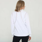 Ivy Mesh Long Sleeve Nursing Top (Blanc) | Milk & Baby