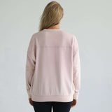 Celine Slouchy Nursing Pullover (Faded Pedal) | Milk & Baby