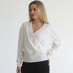 100% Cashmere Wrap Sweater | Milk & Baby
