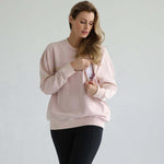 Celine Slouchy Nursing Pullover (Faded Pedal) | Milk & Baby