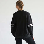 Celine Slouchy Nursing Pullover | Faded Black | Milk & Baby