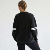 Celine Slouchy Nursing Pullover | Faded Black | Milk & Baby