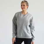 Isabella Oversized Nursing & Pregnancy Sweatshirt (Heather Gray) | Milk & Baby
