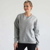 Isabella Oversized Nursing & Pregnancy Sweatshirt (Heather Gray) | Milk & Baby