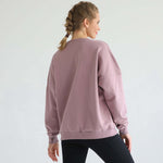 Isabella Oversized Nursing & Pregnancy Sweatshirt (Lavender Smoke) | Milk & Baby