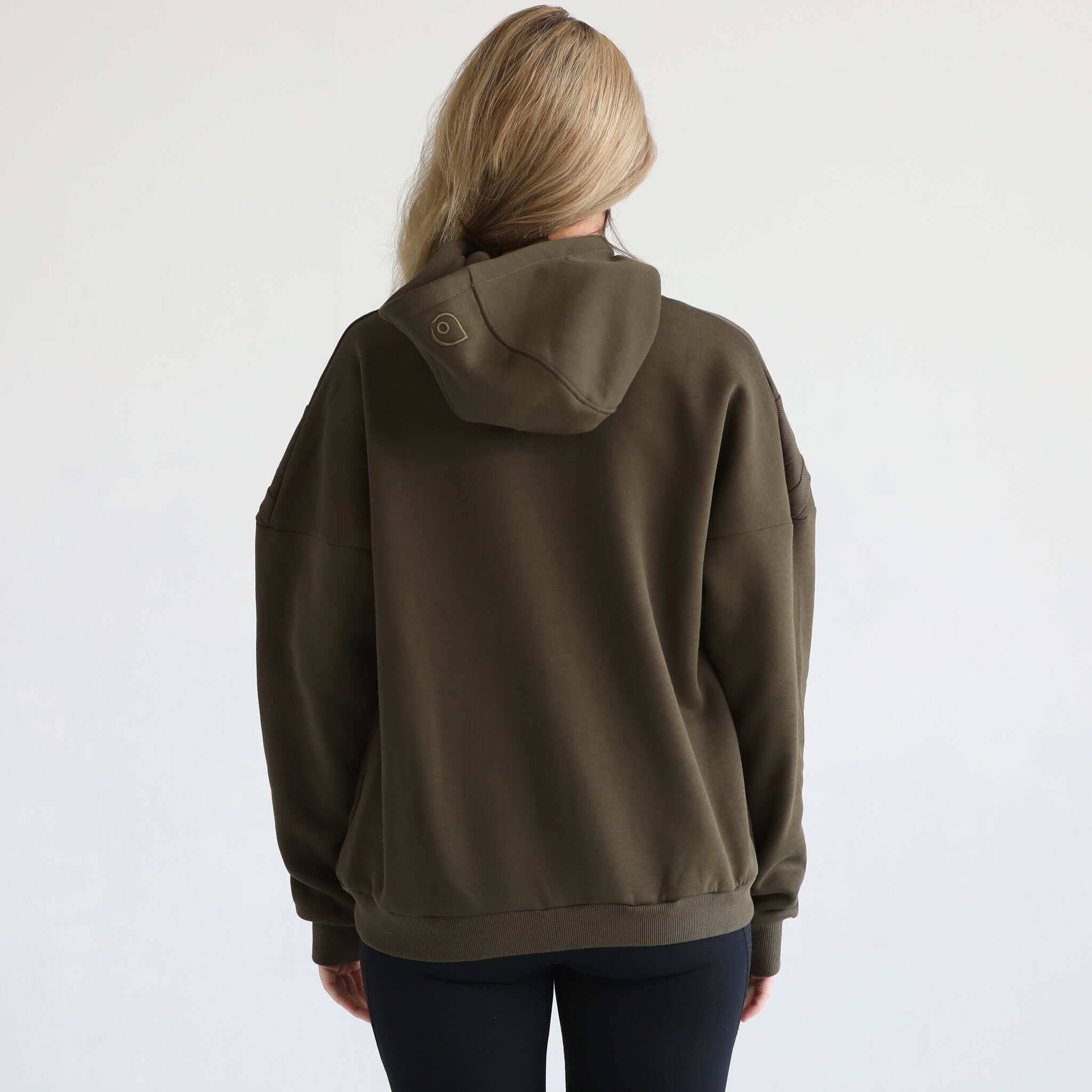 Isabella Ultra Soft Oversized Nursing & Pregnancy Hoodie (Olive Tree) | Milk & Baby
