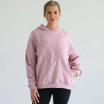 Isabella Ultra Soft Oversized Nursing & Pregnancy Hoodie (Lavender Smoke) | Milk & Baby