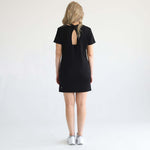 Isla Nursing T-Shirt Dress | Noir | Milk & Baby