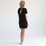 Isla Nursing T-Shirt Dress | Noir | Milk & Baby