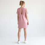 Isla Nursing T-Shirt Dress | Toasted Mauve | Milk & Baby
