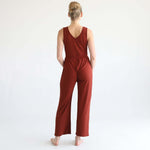 Juliette Nursing Friendly Jumpsuit | Rust | Milk & Baby