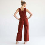 Juliette Nursing Friendly Jumpsuit | Rust | Milk & Baby