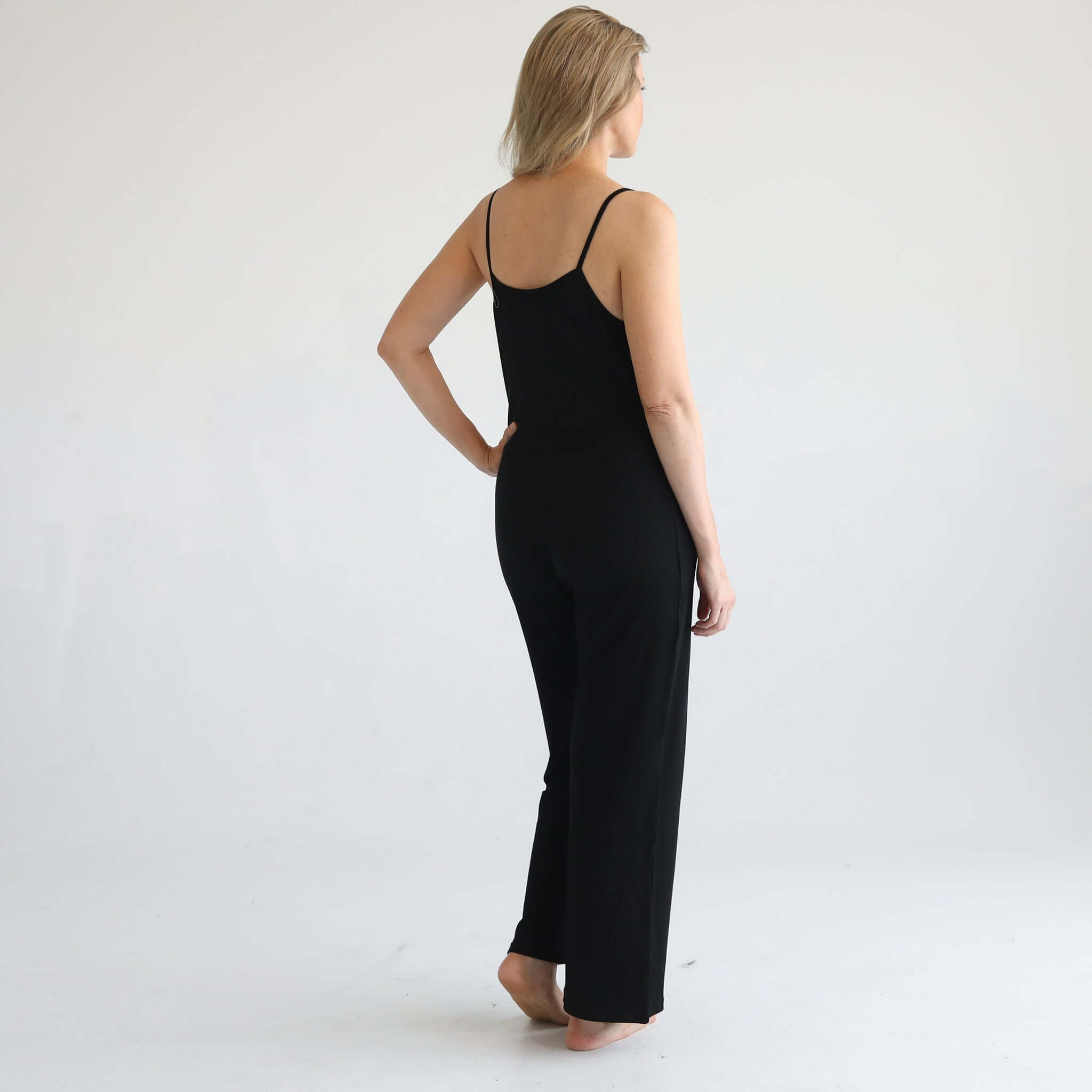 Scarlett Nursing Friendly Cami Jumpsuit | Noir | Milk & Baby